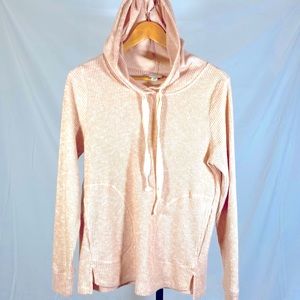 Anthropologie 2 pocket ribbed hoodie